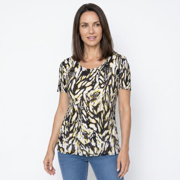 Jeannie Damen-Plissee-Shirt multicolor - 113967900000 - 1 - 588px