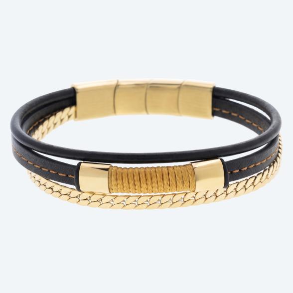 Armband Edelstahl/Leder - 113973800000 - 1 - 588px