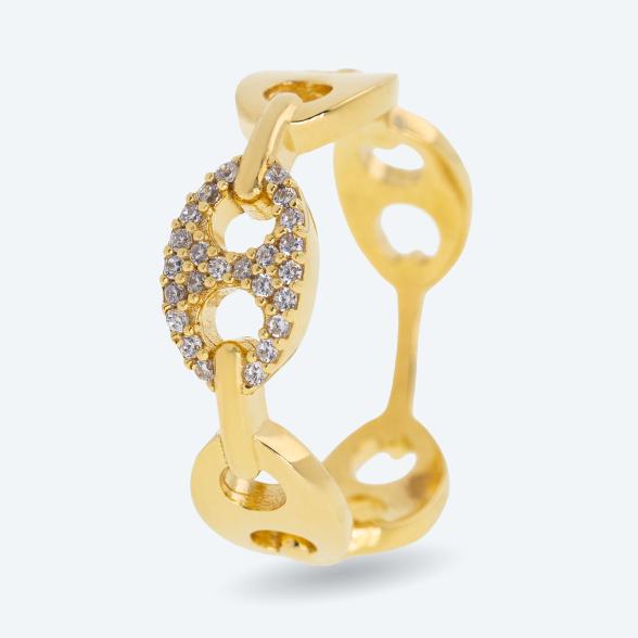 Ring 925 Sterling Silber vergoldet 20 - 113977400004 - 1 - 588px