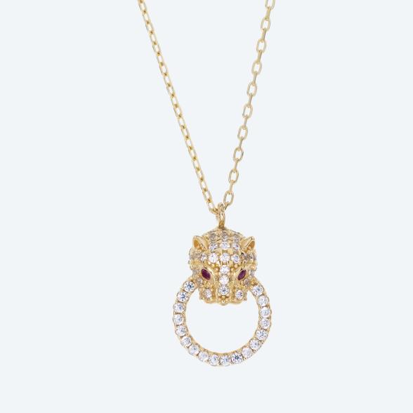 Anhänger mit Kette 925 Sterling Silber vergoldet - 113978200000 - 1 - 588px
