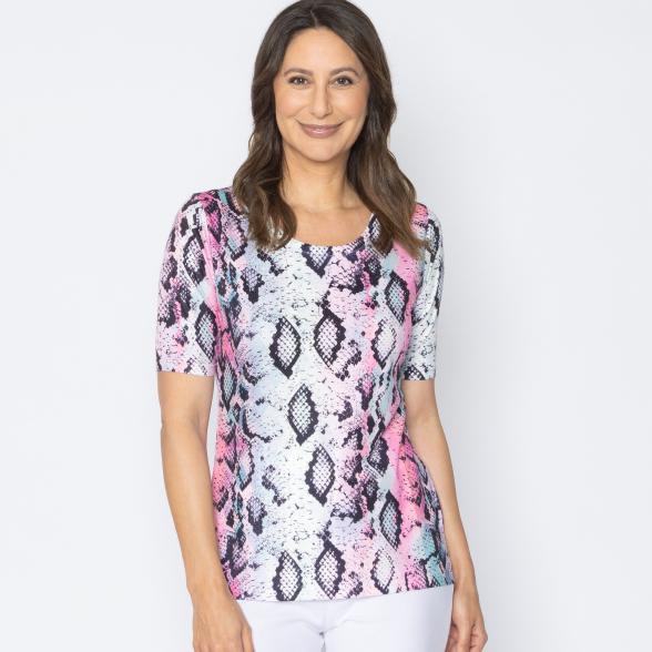 BRILLIANTSHIRTS Damen-Shirt Snake multicolo 36/38 - 113981700001 - 1 - 588px