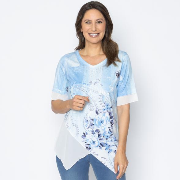 BRILLIANTSHIRTS Damen-Shirt Paisleyverlauf 36/38 - 113982500001 - 1 - 588px