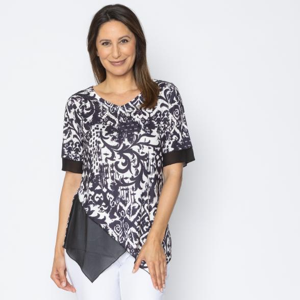 BRILLIANTSHIRTS Damen-Longshirt Ornamente 36/38 - 113983000001 - 1 - 588px