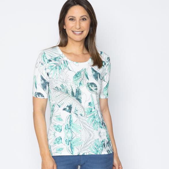 BRILLIANTSHIRTS Damen-Shirt Palmen 36/38 - 113983800001 - 1 - 588px
