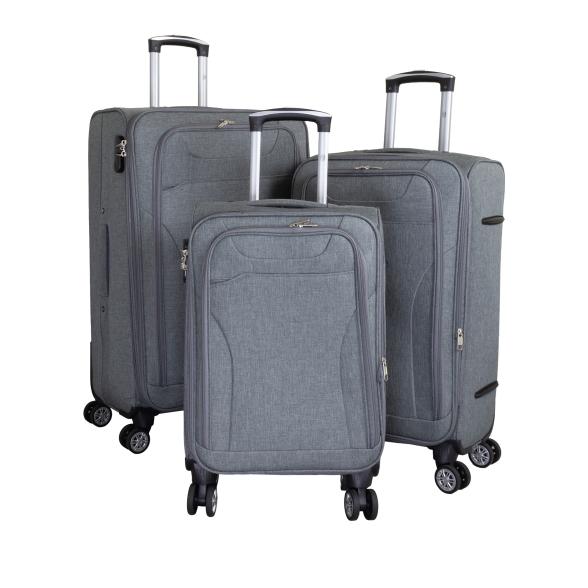 3-teiliges Stoff-Kofferset 'Cremona' grau - 114009200000 - 1 - 588px