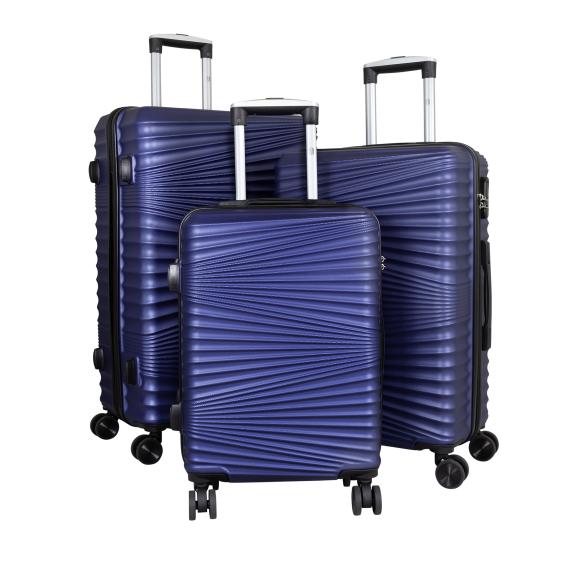 3-teiliges ABS-Kofferset 'Luxor' blau - 114009300000 - 1 - 588px