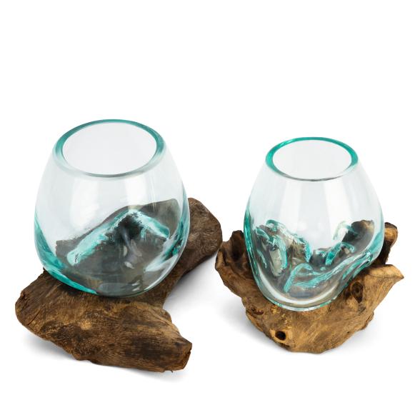 Darimana 2er Set Glas auf Kaffeewurzel mini - 114011900000 - 1 - 588px