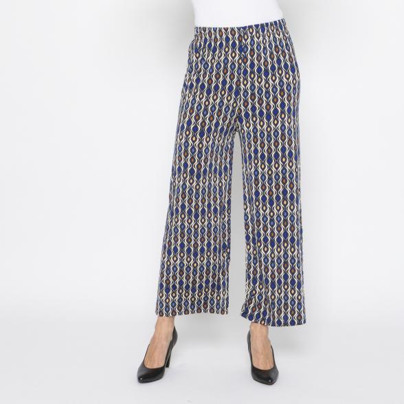 FASHION NEWS Damen-Hose Grafik navy/multicolor M/L - 38/40 - 114018800001 - 1 - 588px