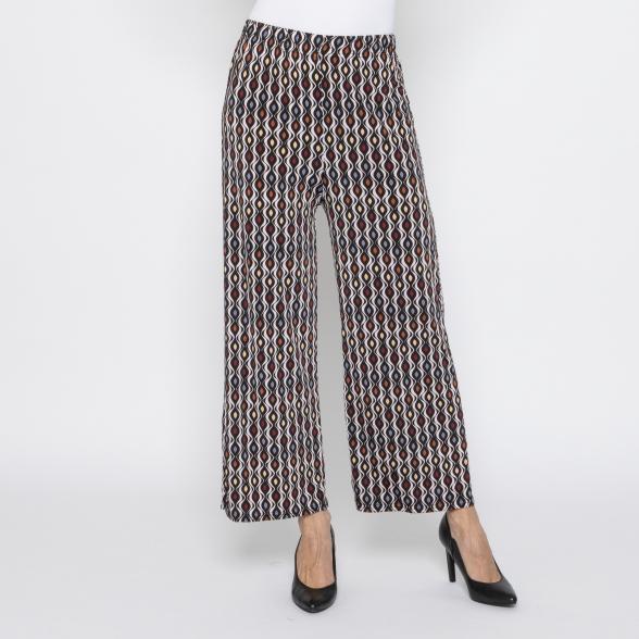 FASHION NEWS Damen-Hose Grafik schwarz/multicolor M/L - 38/40 - 114019000001 - 1 - 588px