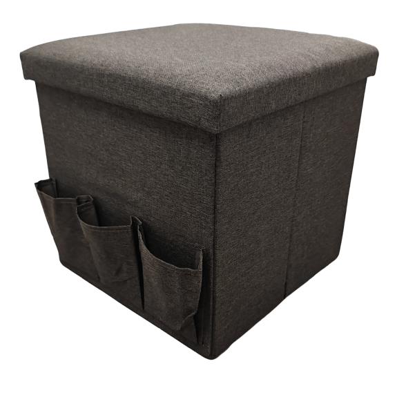 Sitzhocker faltbar mit Tasche, braun - 114022400000 - 1 - 588px