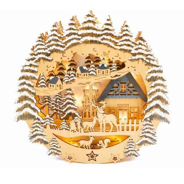 LED-Holzdekoration rund 35cm - 114033300000 - 1 - 588px