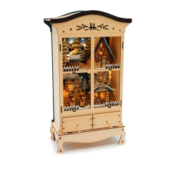 Holz-Dekoschrank mit LEDs - 114033700000 - 1 - 588px