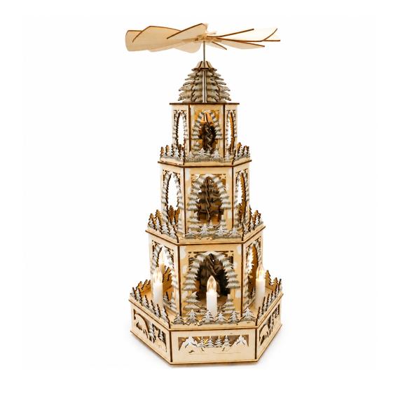 Deluxe Holzpyramide rotierend - 114034800000 - 1 - 588px
