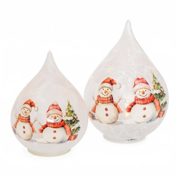 2 LED-Glastropfen Schneemann - 114037700000 - 1 - 588px