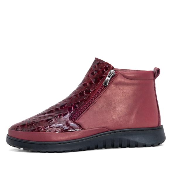 Andrea Conti Damen Lederstiefelette burgund 36 - 114060500001 - 1 - 588px
