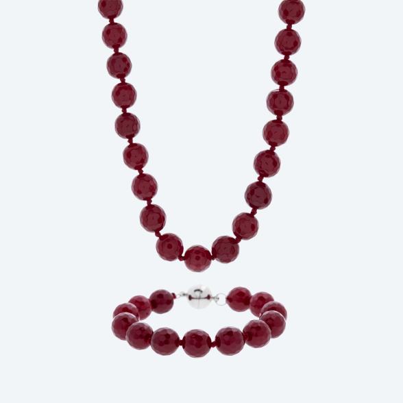 Christian Materne SET Collier+Armband Jade rot - 114068200000 - 1 - 588px