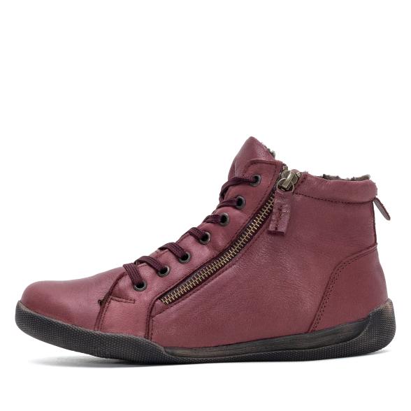 Andrea Conti Damen Lederstiefelette burgund 36 - 114075200001 - 1 - 588px