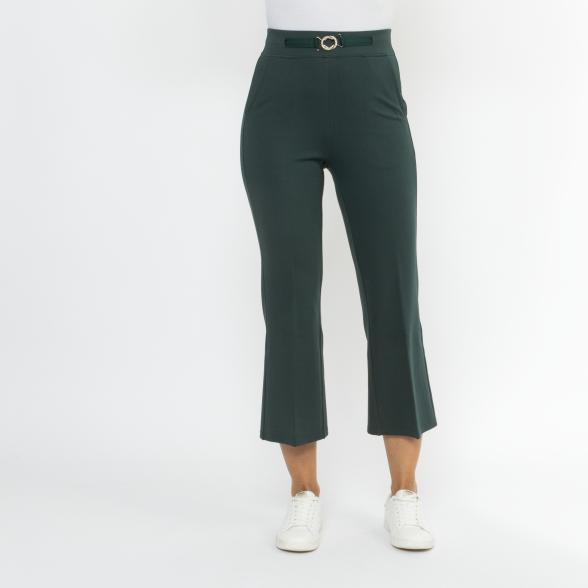 MILANO Design Damen-Hose Culotte dunkelgrün 36/38 - 114083400001 - 1 - 588px