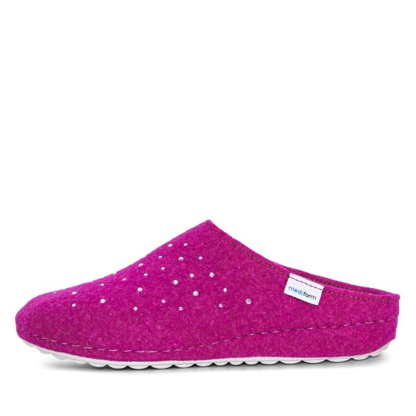 mediform Damenhausschuh pink Glitzer 36 - 114092200001 - 1 - 588px