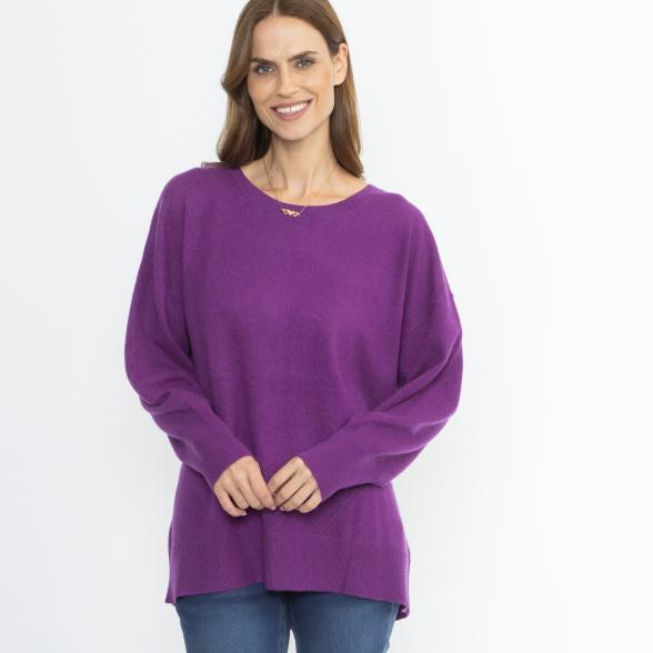 100% KASCHMIR Pullover violett 50/52 - 114107900005 - 1 - 588px