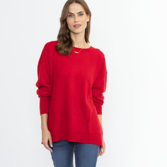 100% KASCHMIR Pullover rot 50/52 - 114108200005 - 1 - 588px