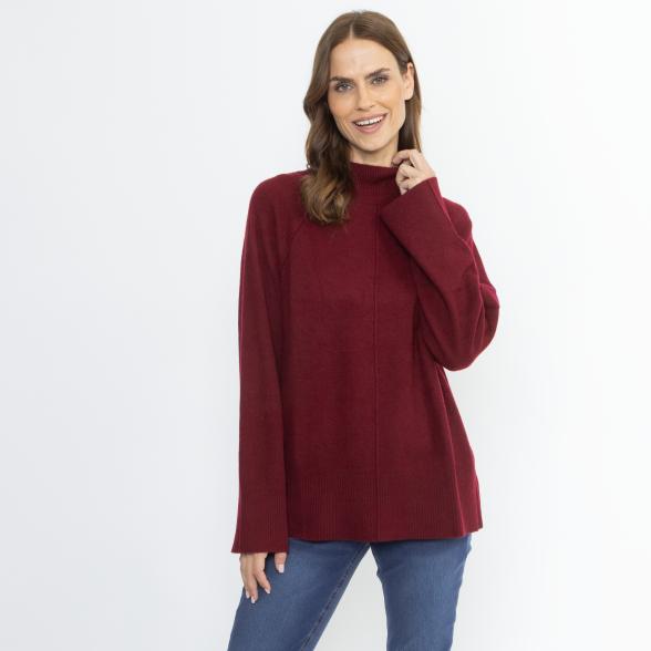 100% KASCHMIR Pullover bordeaux 34/36 - 114109700001 - 1 - 588px