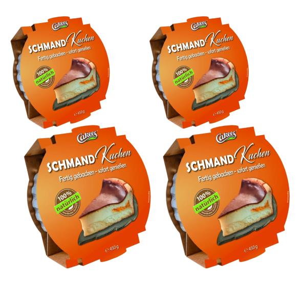 Cakees Schmand Kuchen Classic 4x 450g - 114111100000 - 1 - 588px