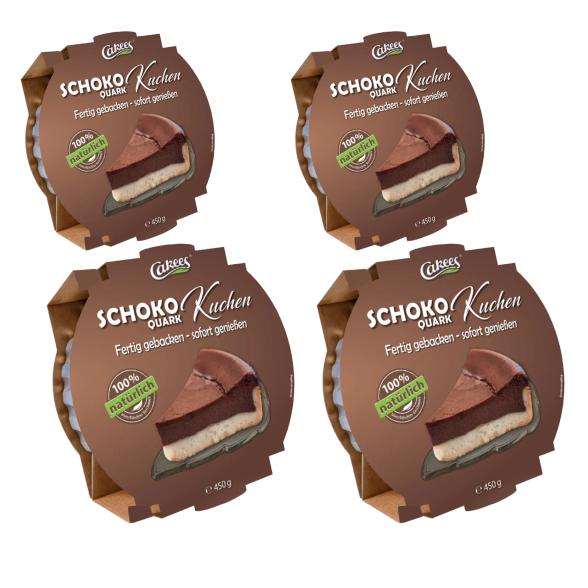 Cakees Schoko Quarkkuchen 4x 450g - 114111400000 - 1 - 588px