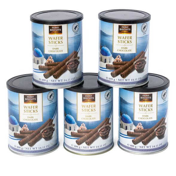 Feiny Waffelröllchen Zartbitter 5er Set - 114114600000 - 1 - 588px
