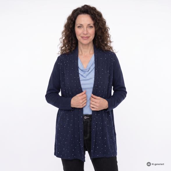 mocca by J. Leibfried Strickjacke dunkelblau 36/38 - 114123700001 - 1 - 588px