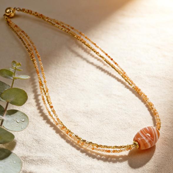 Collier Aventurin, Achat Magnetverschluß - 114125900000 - 1 - 588px