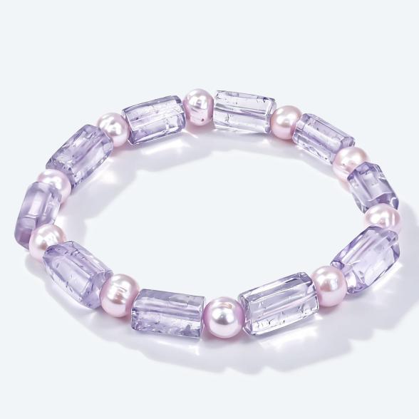 Armband Amethyst, Süßwasserzuchtperlen - 114126200000 - 1 - 588px