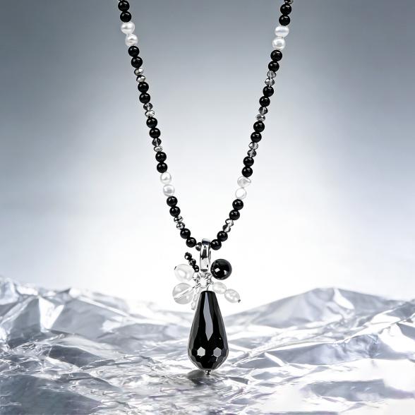 Collier mit Anhänger Achat, SWZPerlen endlos - 114126600000 - 1 - 588px