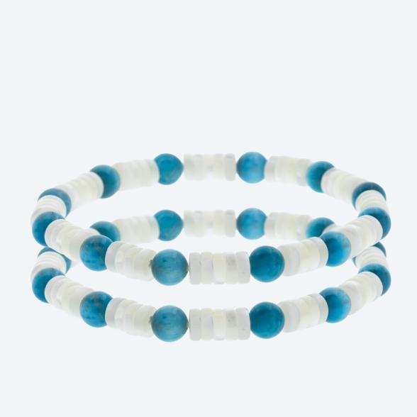 SET: 2x Armband Apatit, Perlmutt - 114128900000 - 1 - 588px