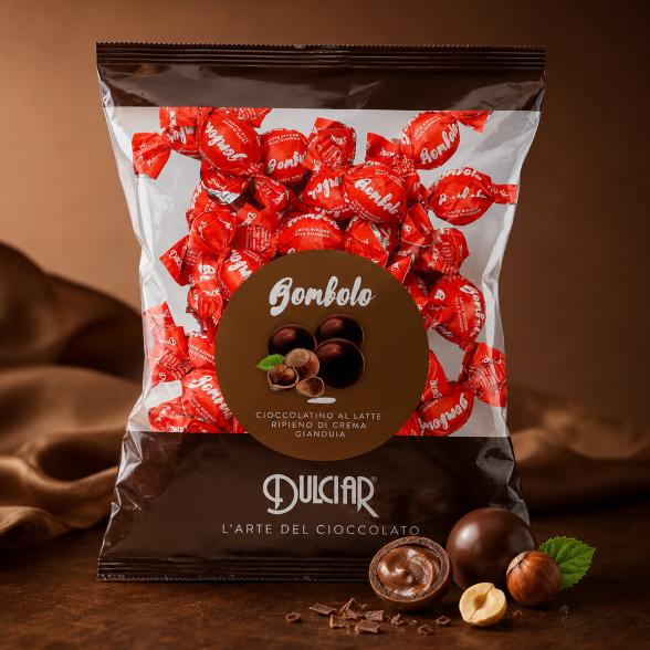 Milchschokoladen-Praline mit Gianduja-Creme 1kg - 114133000000 - 1 - 588px