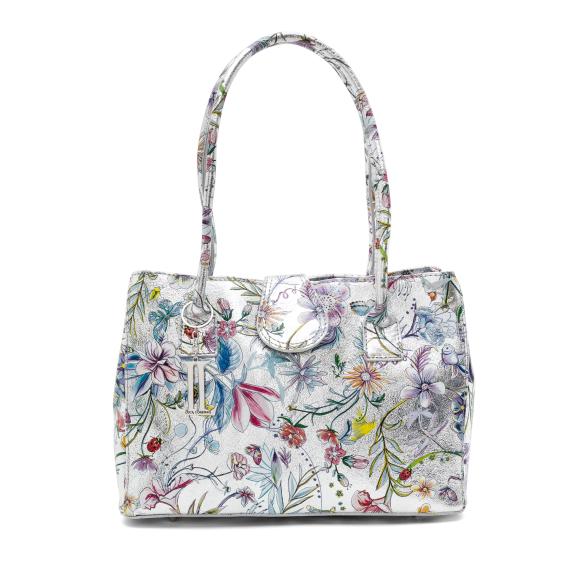 Luca Lorenzo Schultertasche Blumenmuster, metallic - 114139000000 - 1 - 588px