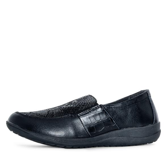 TOPWAY COMFORT Damenslipper schwarz 36 - 114139200001 - 1 - 588px
