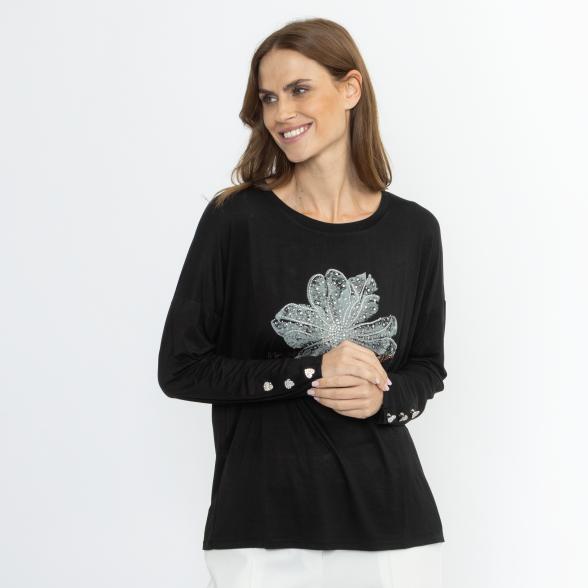CHRISTIAN MATERNE Damen-Shirt schwarz 36/38 - 114139600001 - 1 - 588px
