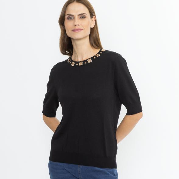 CHRISTIAN MATERNE Damen-Pullover schwarz 36/38 - 114141500001 - 1 - 588px
