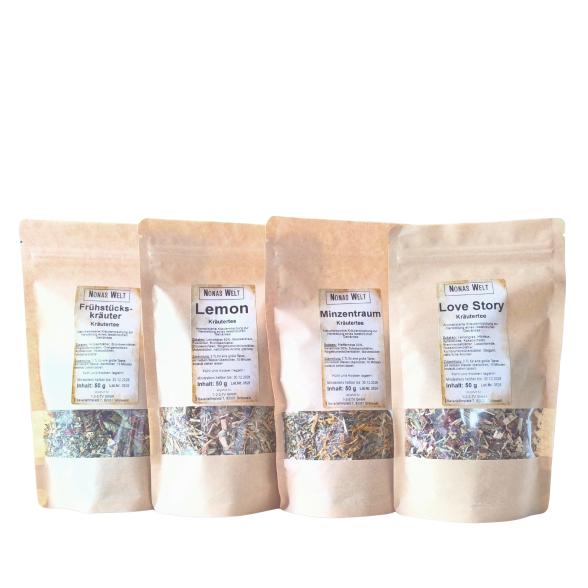 Nona's Kräuter-Tee-Set Sommer Mix 4x50g - 114147200000 - 1 - 588px