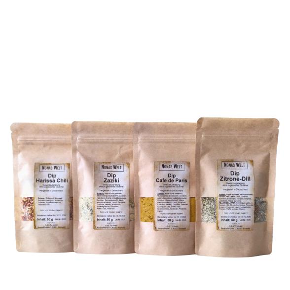 Nona's Quark- und Dipgewürz Mix Party Dips 4x50g - 114147900000 - 1 - 588px
