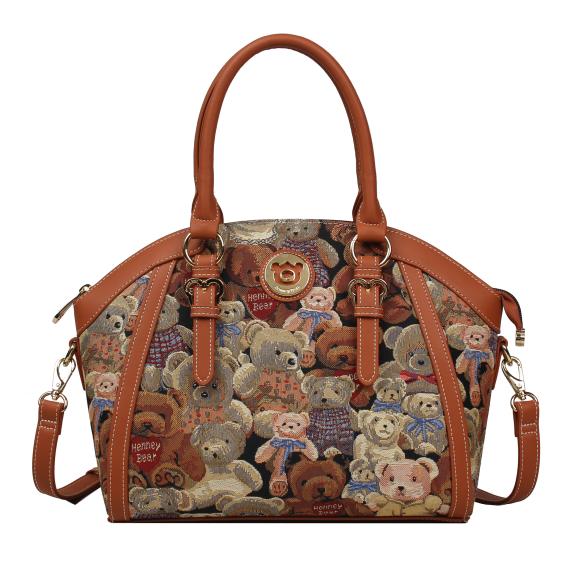 Henney Bear Henkeltasche cognac/multicolor - 114157200000 - 1 - 588px