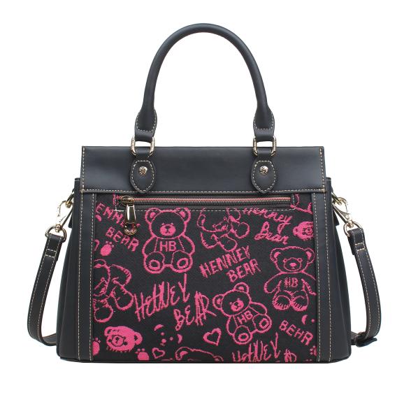 Henney Bear Henkeltasche schwarz/multicolor - 114158000000 - 1 - 588px
