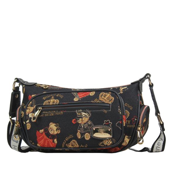 Henney Bear Umhängetasche schwarz/multicolor - 114158700000 - 1 - 588px