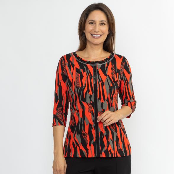 RÖSSLER SELECTION Damen-Shirt multicolor 46 - 114169700005 - 1 - 588px
