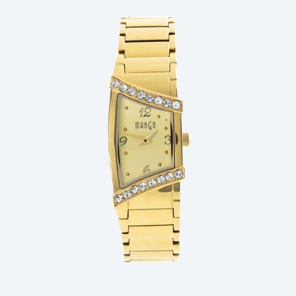 MANGO Damenuhr, goldfarben - 114179600000 - 1 - 588px