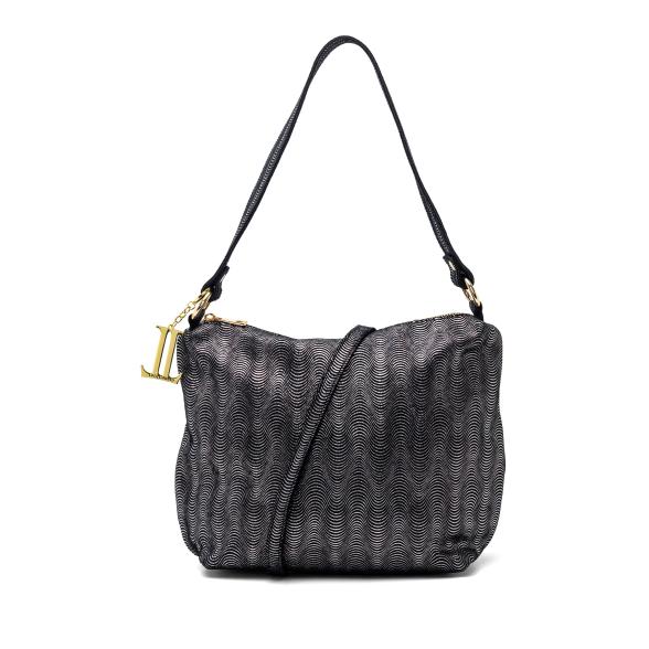 Luca Lorenzo Schultertasche schwarz metallic - 114195100000 - 1 - 588px