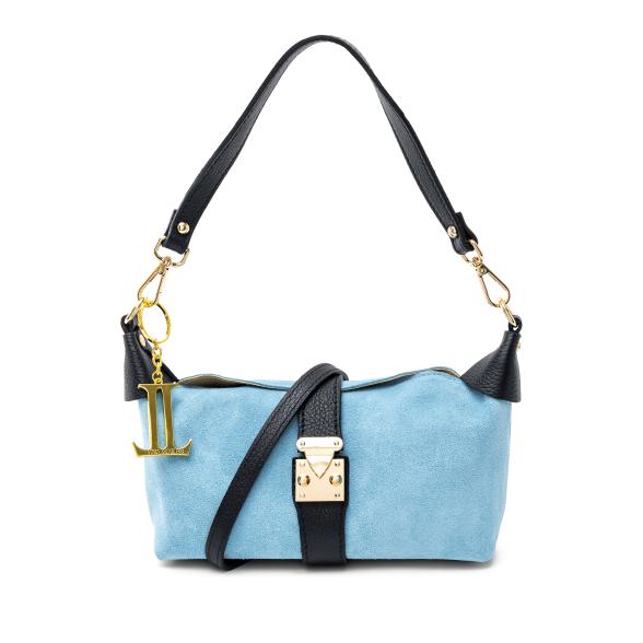 Luca Lorenzo Schultertasche schwarz/blau - 114195500000 - 1 - 588px