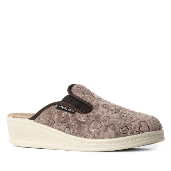 SANITAL LIGHT Damenhausschuhe taupe/braun 35 - 114201600001 - 1 - 588px