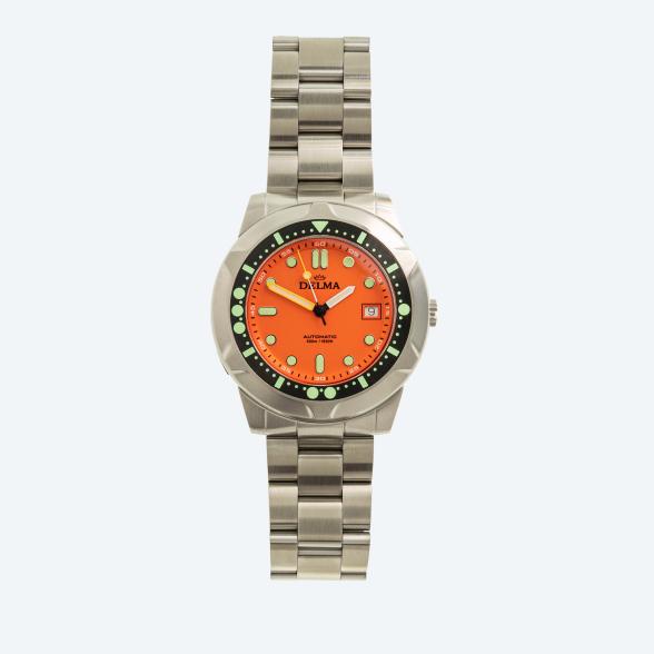 DELMA Taucheruhr "Quattro" Automatik orange - 114211400000 - 1 - 588px